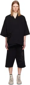 Mastermind Japan Black Jinbei Pyjama Set In Black