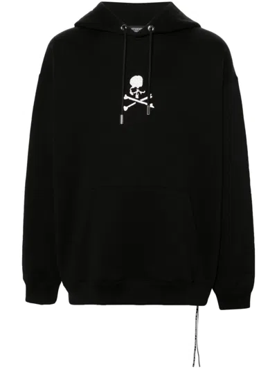 Mastermind Japan Loopweel Cotton Hoodie In Schwarz