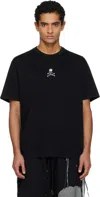 Mastermind Japan Black Loopwheel Ss T-shirt In Black