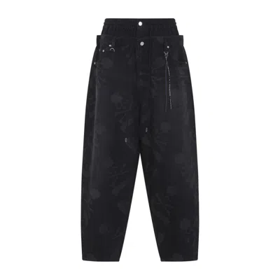 Mastermind Japan Black Loose High Rise Jeans