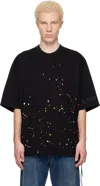 Mastermind Japan Black Mw Distressed Ss T-shirt In Black