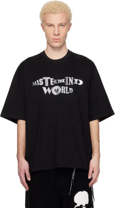 Mastermind Japan Black Mw Foil Logo Ss T-shirt