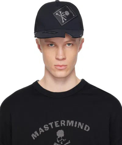 Mastermind Japan Black Mw Tagged Cap In Pattern
