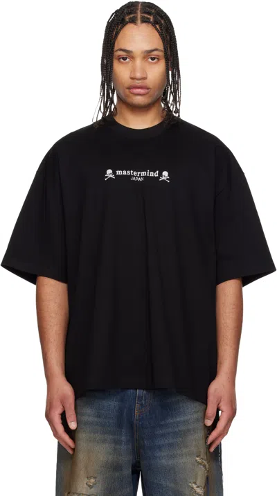 Mastermind Japan Black Og Embroidery-ish T-shirt