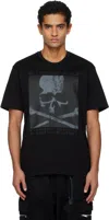 Mastermind Japan Black Poster Ss T-shirt In Black