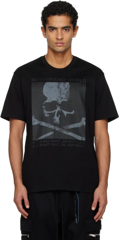 Mastermind Japan Black Poster Ss T-shirt