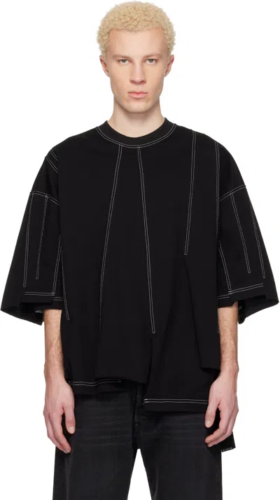 Mastermind Japan Black Reconstructed Ss T-shirt