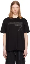 Mastermind Japan Black Regular Fit Studded T-shirt In Black X Silver