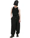 MASTERMIND JAPAN BLACK WOOL TROUSERS