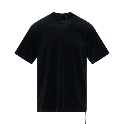 Mastermind Japan Bleached Velour T-shirt In Black