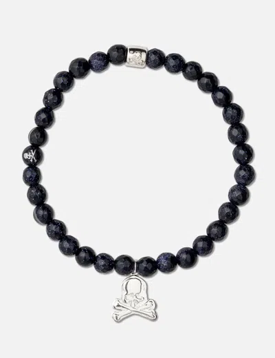 Mastermind Japan Blue Sand Bracelet In Black