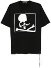 MASTERMIND JAPAN BLURRED SKULL-PRINT T-SHIRT