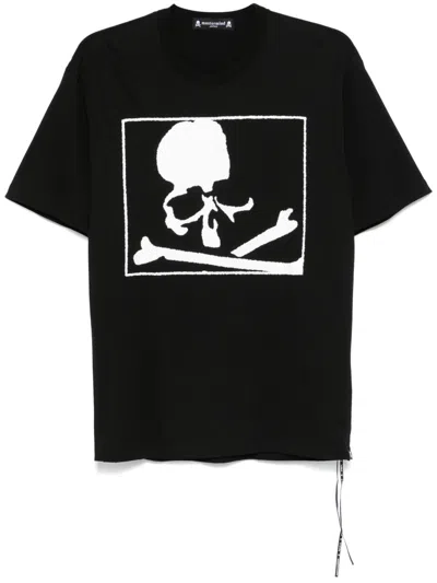 Mastermind Japan Blurred Skull Tee In Black