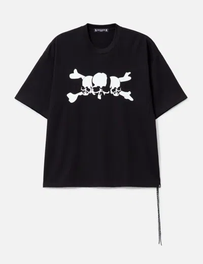 Mastermind Japan Boxy Asura Skull Short Sleeve T-shirt In Black