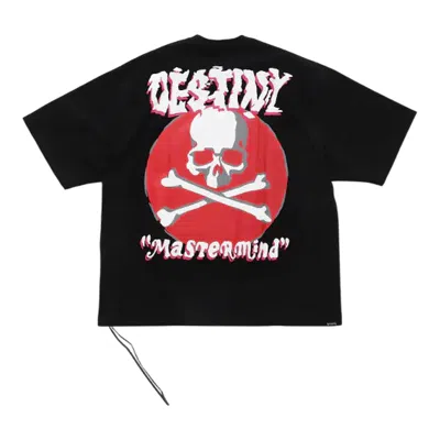 Mastermind Japan Boxy Destiny Tee In Black