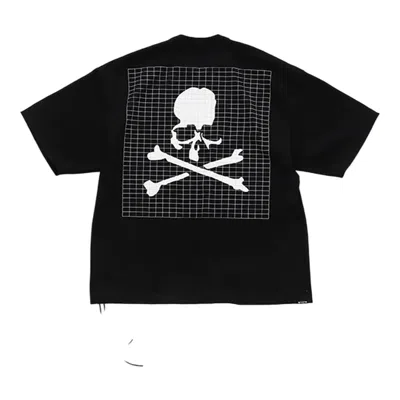 Mastermind Japan Boxy Grid Tee In Black