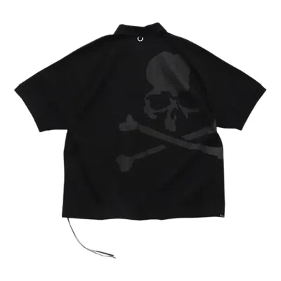 Mastermind Japan Boxy Skull Polo Shirt In Black
