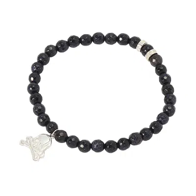 Pre-owned Mastermind Japan Bracelet 'blue Sand' | Men's Size M