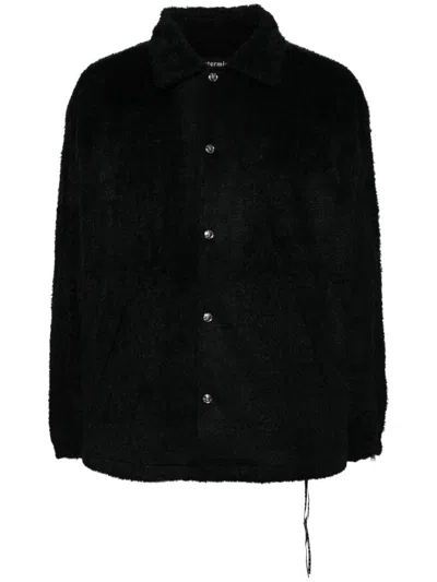 Mastermind Japan Button Fastening Jacket In Black