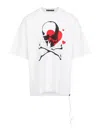 Mastermind Japan Graphic Oversized T-shirt With Skull Design In White