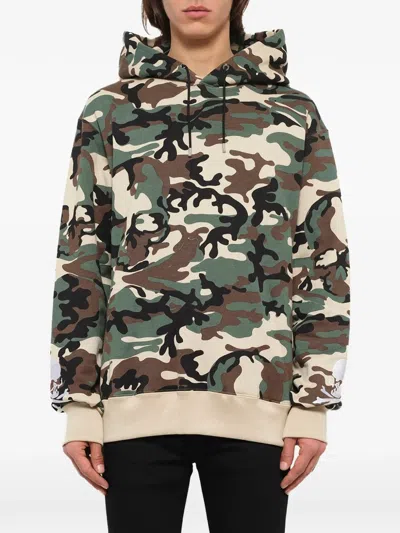 Mastermind Japan Camo-print Logo-embroidered Hoodie In Multi