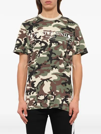 Mastermind Japan Camo-print T-shirt In Green