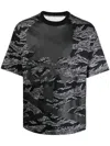 Mastermind Japan Camouflage-print Short-sleeved T-shirt In Black