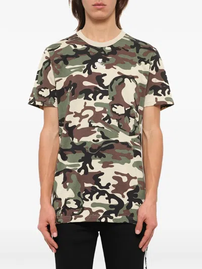 Mastermind Japan Camouflage-print Logo-print T-shirt In Green