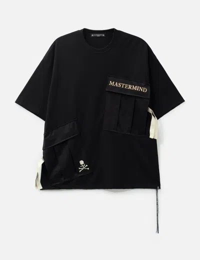 Mastermind Japan Cargo Pockets Boxy Ss Tee In Black