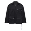 Mastermind Japan Multi-pocket Carpenter Jacket In Black