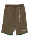 Mastermind Japan Colour-block Track Shorts In Grün