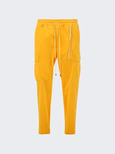 Mastermind Japan Corduroy Cargo Pants In Yellow