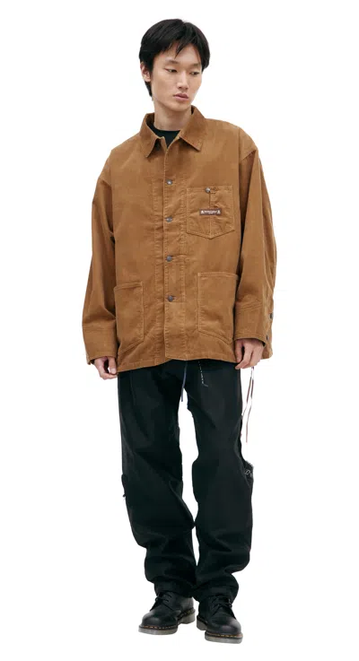 Mastermind Japan Corduroy Jacket In Brown