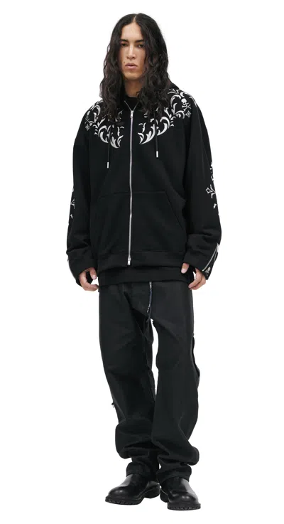 Mastermind Japan Cotton Hoodie With Embroidery In Black