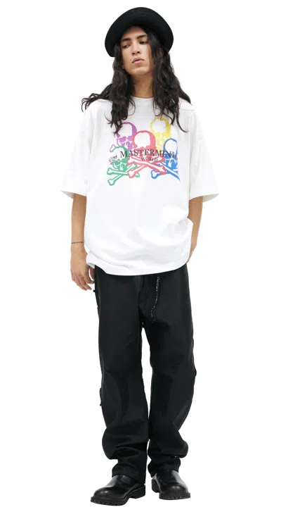 Mastermind Japan Cotton T-shirt With Print In White