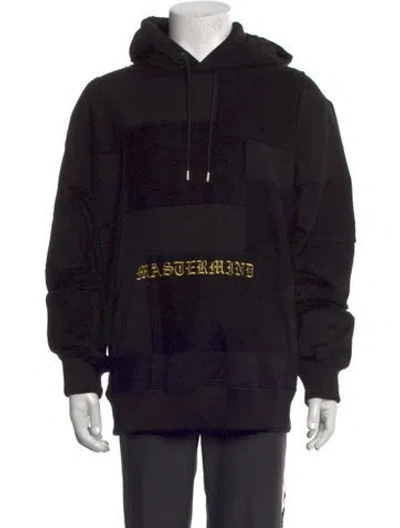 Pre-owned Mastermind Japan Crew Neck Long Sleeve Hoodie In Black