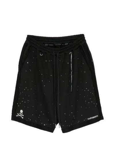 Mastermind Japan Crystal-embellished Shorts In Neutral