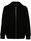 MASTERMIND JAPAN BLACK CRYSTAL SKULL-EMBELLISHED HOODIE