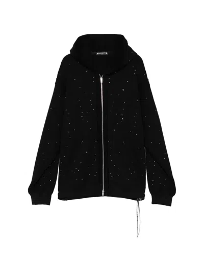 Mastermind Japan Crystal-embellished Logo Hoodie In Black