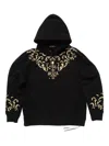 Mastermind Japan Mw25s15-sw031-005 Ornament Hoodie In Black