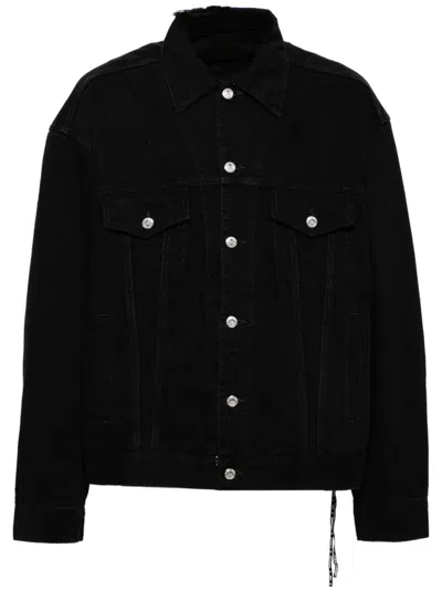 Mastermind Japan Denim Jacket In Black