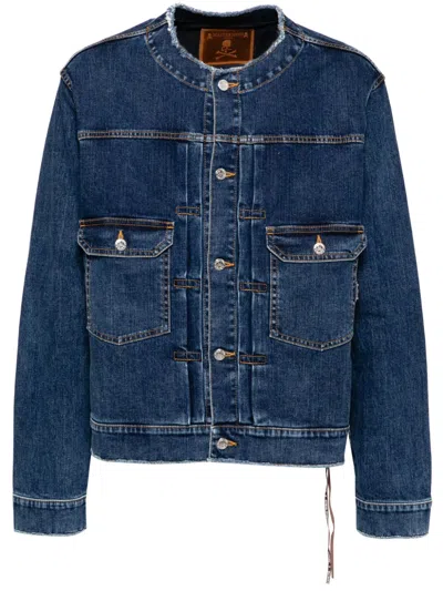 Mastermind Japan Denim Jacket In Blue