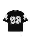 Mastermind Japan Distressed Patch T-shirt In Black