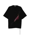 Mastermind Japan Distressed Ripped T-shirt In Black