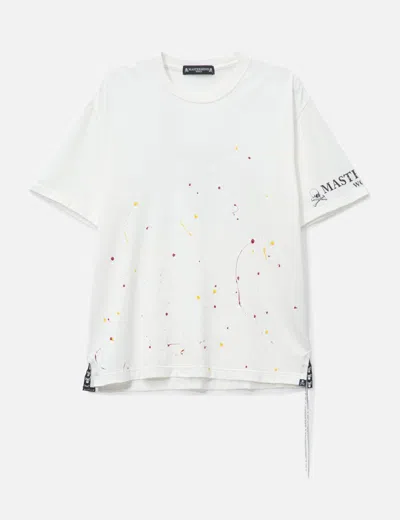 Mastermind Japan Distressed Ss Tee In Purple