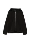 Mastermind Japan Distressed Zip-up Hoodie In Black