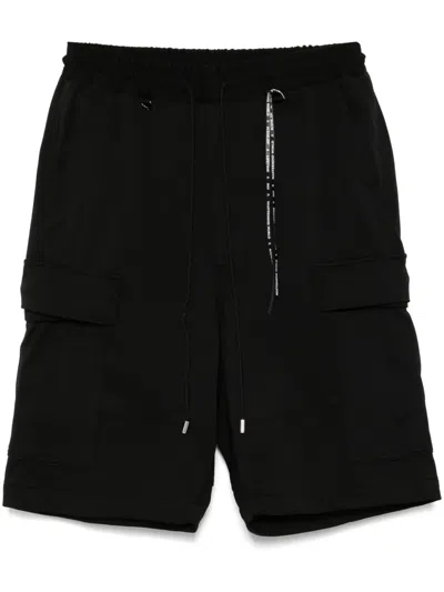 Mastermind Japan Drawstring Cargo Shorts In Black
