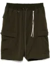Mastermind Japan Drawstring Cargo Shorts In Green