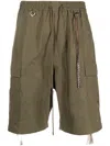 Mastermind Japan Drawstring-waist Cargo Shorts In Green