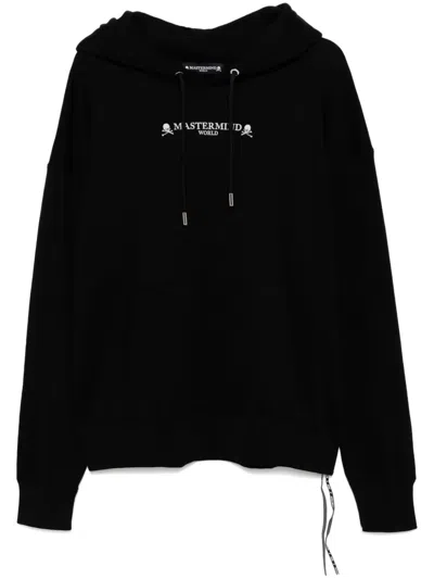 Mastermind Japan Embroidered-logo Hoodie In Black
